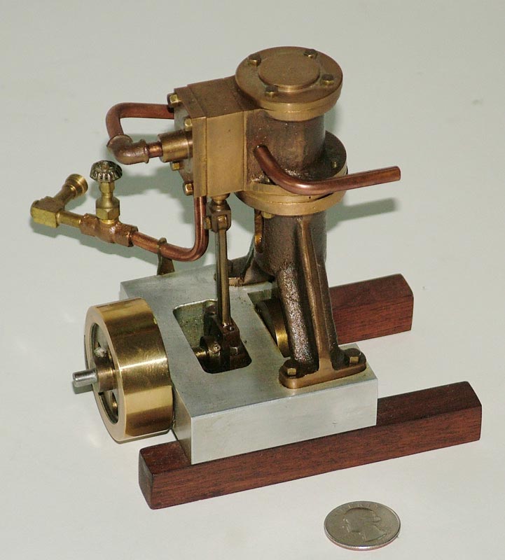 Single-Cylinder Vertical Oscillating Steam Engine