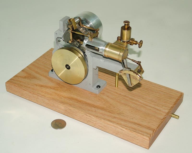 Brass Single-Cylinder Horizontal Steam Engine