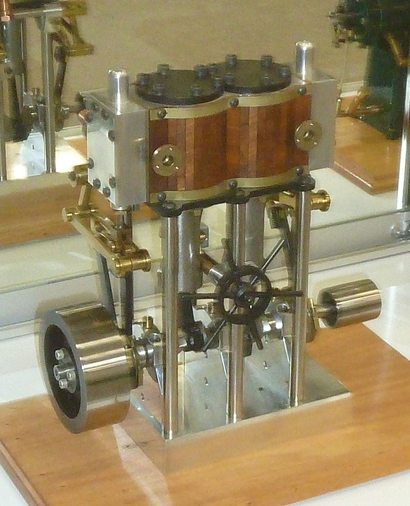 2-Cylinder Reversible Marine Steam Engine