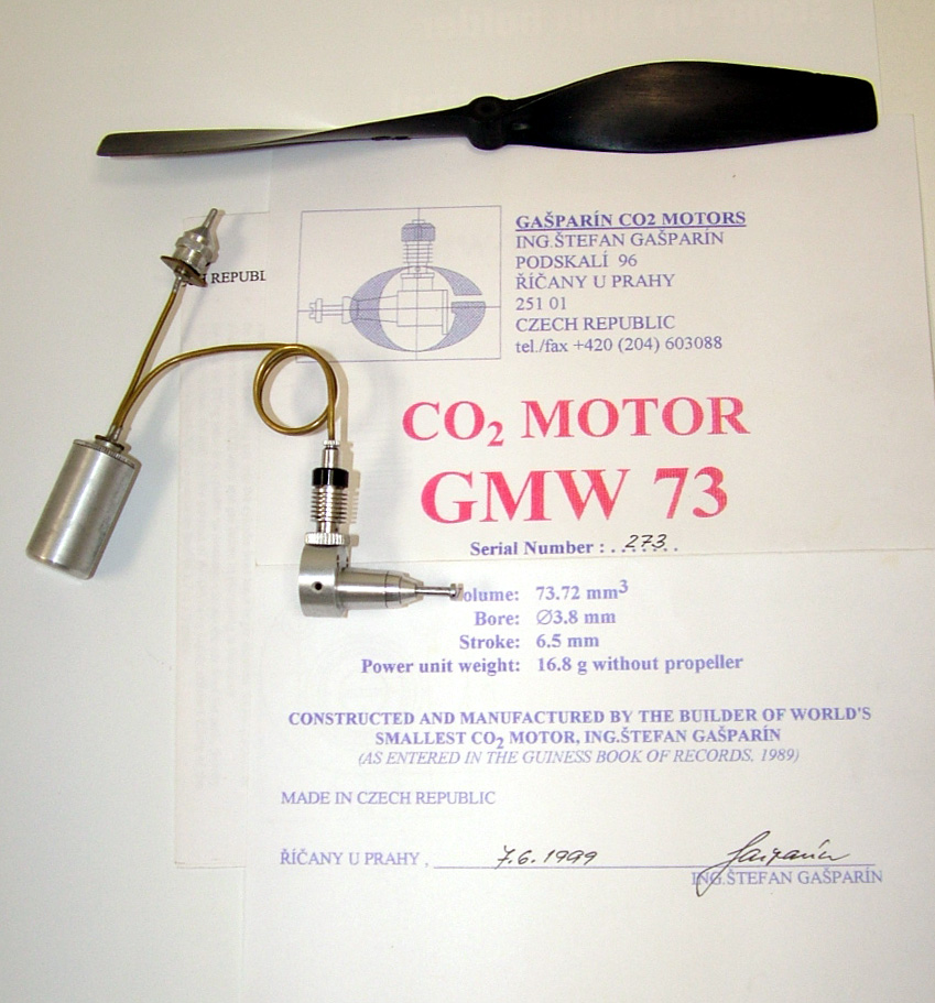 Gasparin GMW 73 CO2 Motor