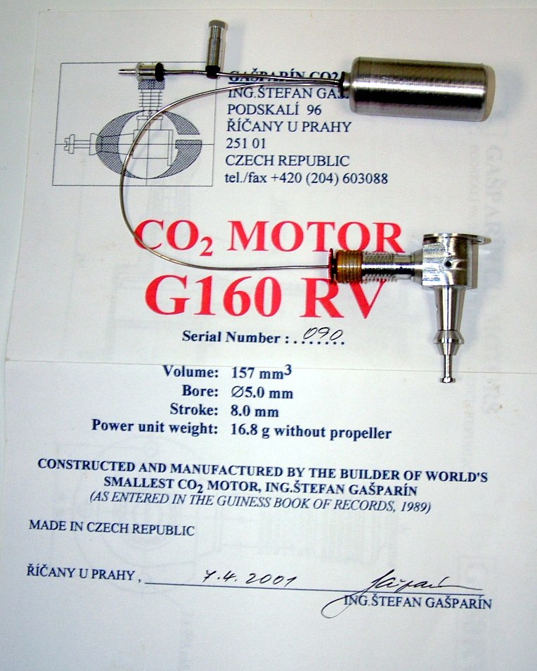 Gasparin GMW 160 CO2 Motor