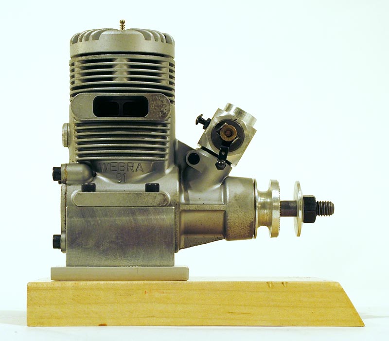 The Webra Speed .91 RC engine.