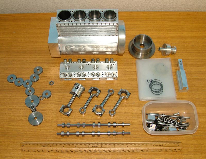 Offenhauser 270 4-Cylinder Racing Engine (In Progress)