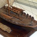The 1/25 scale Oseberg Viking burial ship.