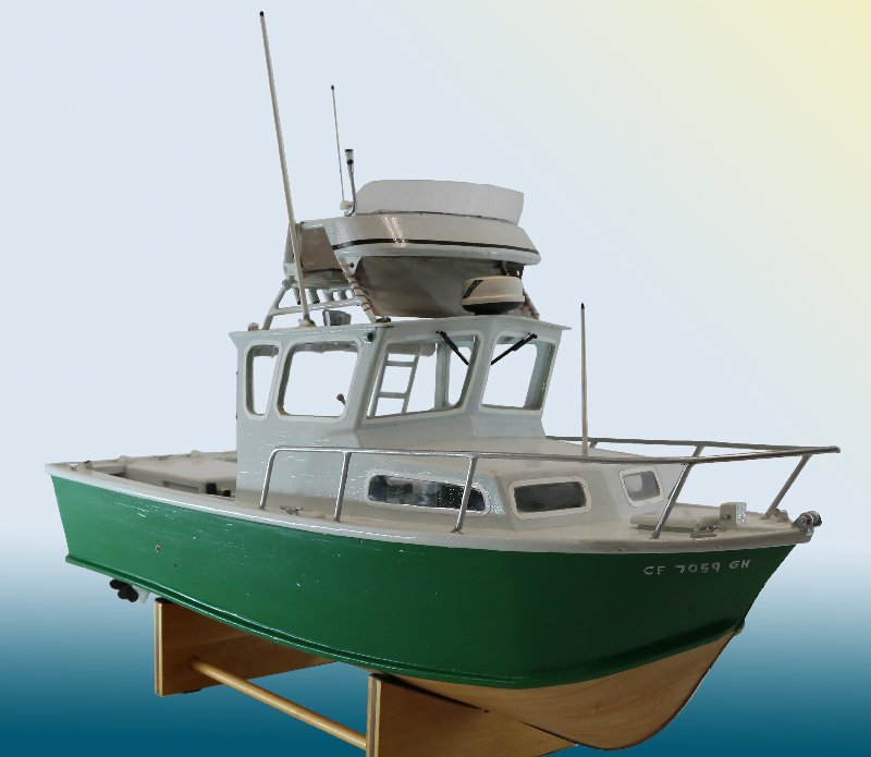 1/12 Scale Twin B Fishing Boat