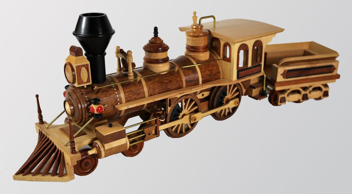 American 4-4-0 General Locomotive & Tender Model