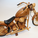Wooden Chopper Motorcycle