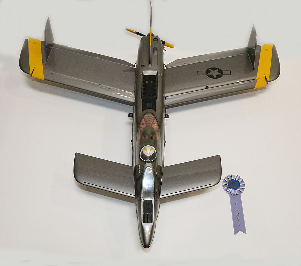 Allan Flowers' R/C model of the LA-11 "Ferret" ground support aircraft. 