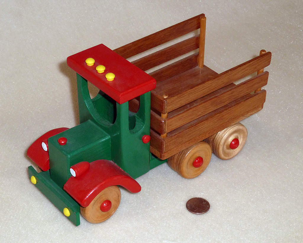 Wooden Stake Bed Truck