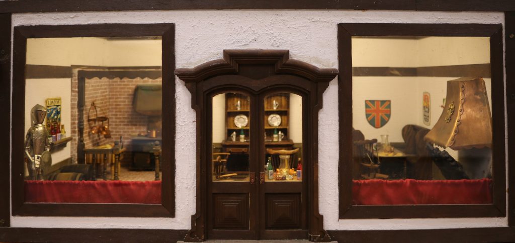 This Miniature Pub was crafted by Karl Horn in 1980. 