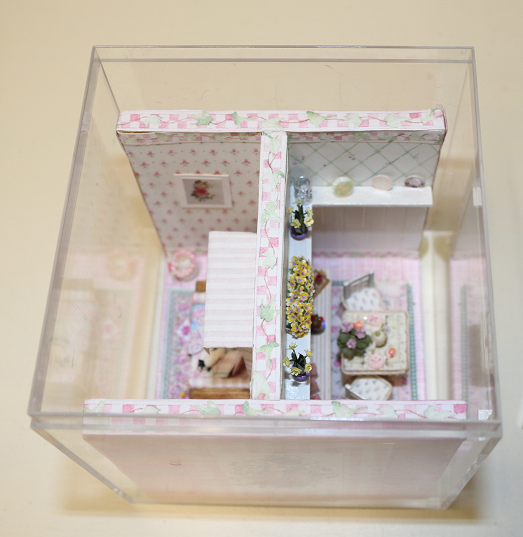 Two Pink Rooms in a Box