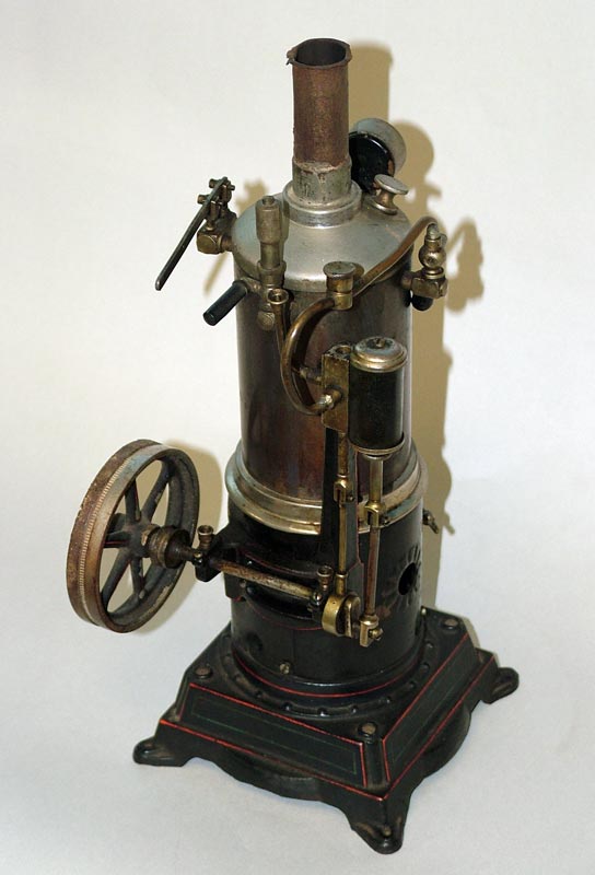 A model steam engine manufactured by Gebruder Bing.