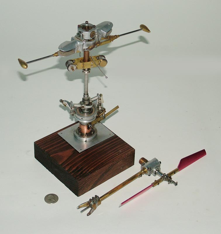 Miniature Bell Helicopter Rotor Mechanism
