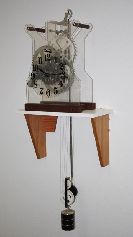 Pendulum Wall Clock with Aluminum Gears