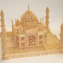 Taj Mahal Matchstick Model