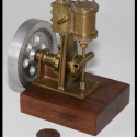 Single-Cylinder Steam Engine With Scotch Yoke