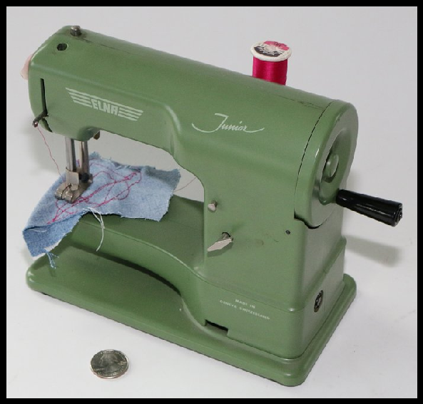 Elna Junior Miniature Travel Sewing Machine