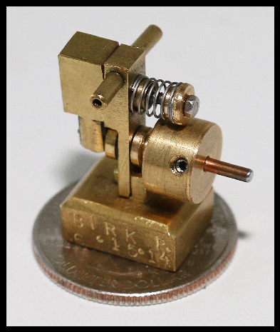 Miniature Brass Oscillating Steam Engine