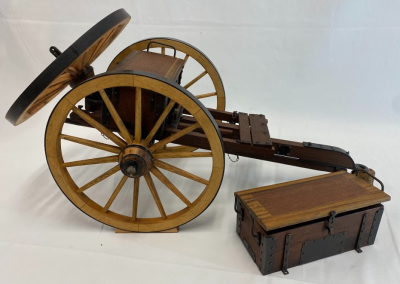 The 1/6 scale Napoleon gun caisson.
