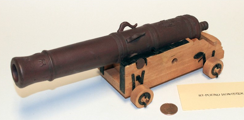 1/10 Scale 82-Pound Howitzer Ships Cannon