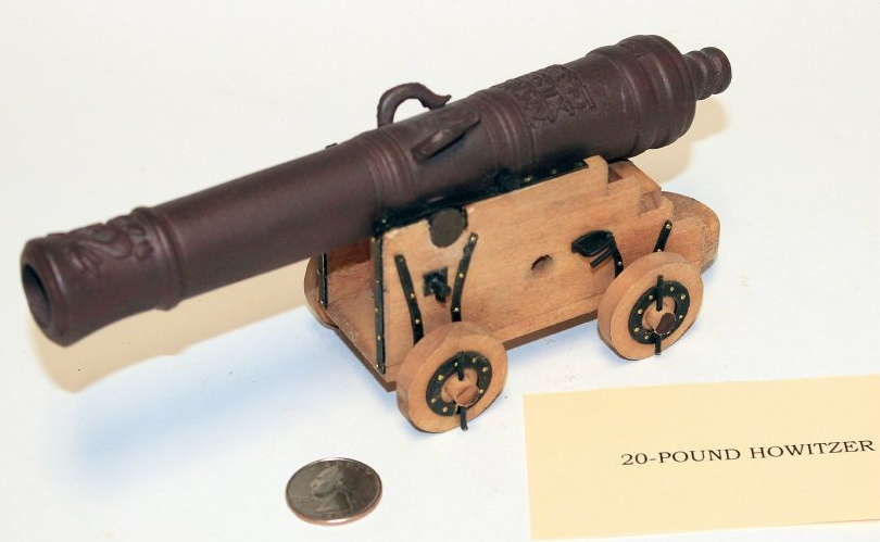 1/10 Scale 20-Pound Stormstycke Howitzer Ships Cannon