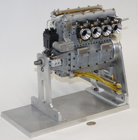 1/4 Scale Offenhauser 270 4-Cylinder Racing Engine