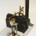 Miniature Steam Plant with Boiler and Two Steam Engines