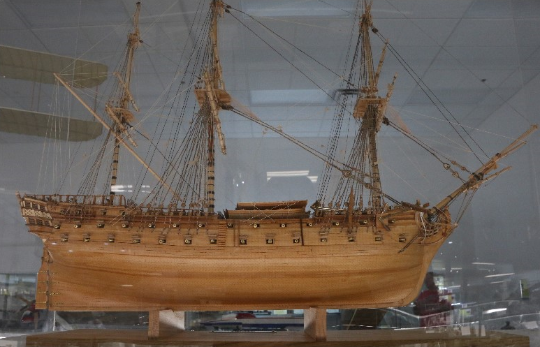 James Hastings' scratch-built scale model HMS Bellona.  