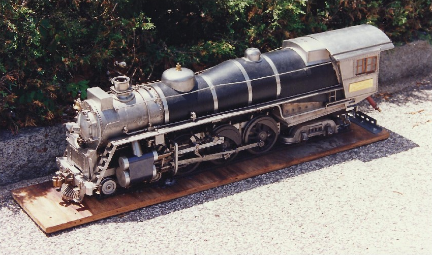 Toby Rutherford's 3/4"-scale Live Steam 4-6-4 Locomotive 