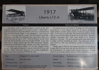 Some information on the history of the Liberty aircraft engine.