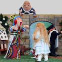 The Queen’s Croquet Game Dollhouse Scene