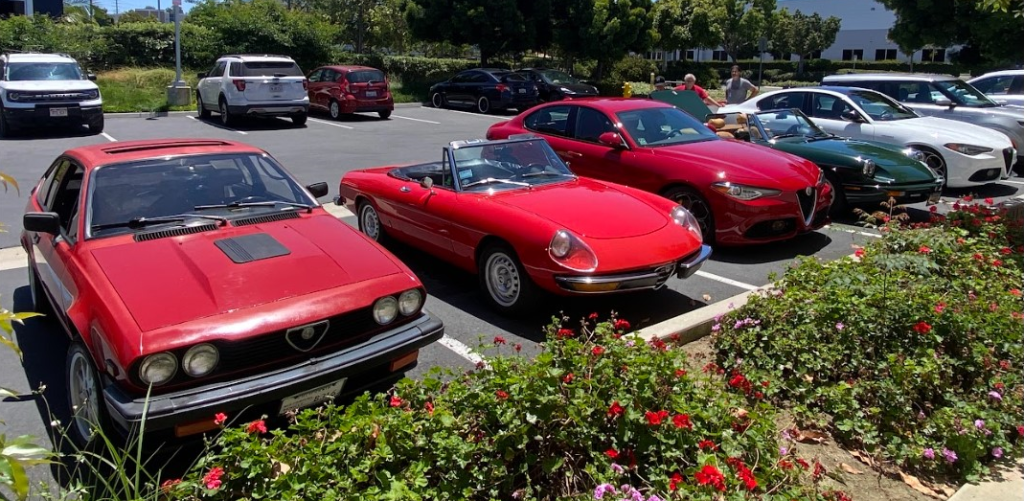 A photo from the Alfa Romeo Owners Club visit.