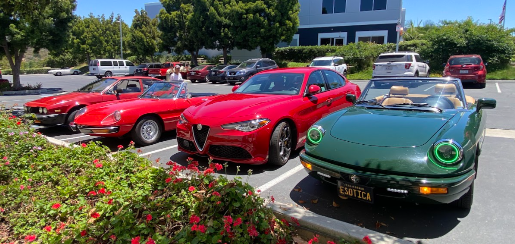 A photo from the Alfa Romeo Owners Club visit.