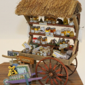 Honey Cart Dollhouse Scene